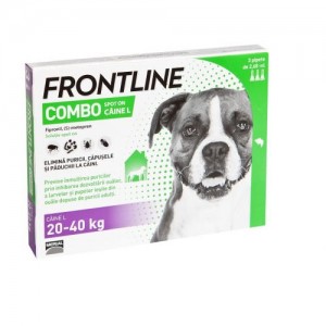 Frontline Combo XL Caine 40-60 kg, 3 pipete